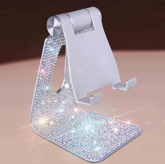 Rhinestone phone holder